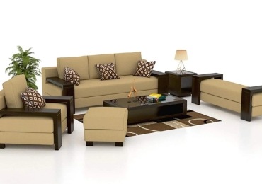 Make your home luxurious with a 6 seater sofa set.