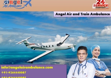 Acquire High-Tech Ventilator Setup in Gorakhpur by Angel Air and Train Ambulance