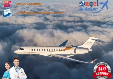 Angel Air Ambulance Service in Chandigarh with Latest Cardiac Setup
