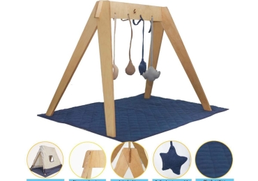 PlayGym/Mini Tent | Wooden baby play gym