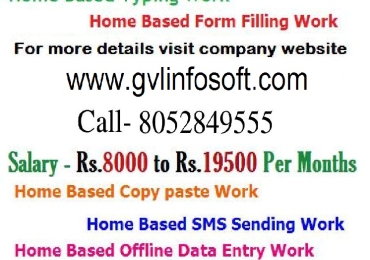 Part Time Home Based Offline Online Data Entry Jobs without investment