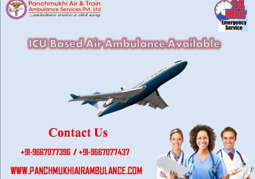 Book Now Air Ambulance from Guwahati with Eminent Health Support