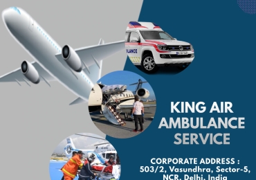 King Air Ambulance Service in Dibrugarh Avail for Paediatric Shifting