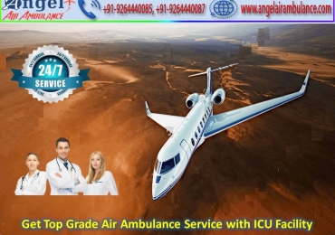Angel Air and Train Ambulance Service in Bhopal with Unique Ventilator Facility