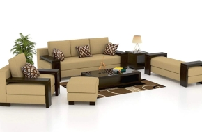 Make your home luxurious with a 6 seater sofa set.