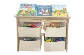 Toy Organiser with Bookshelf