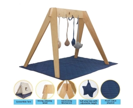 PlayGym/Mini Tent | Wooden baby play gym