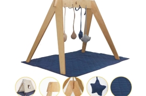 PlayGym/Mini Tent | Wooden baby play gym