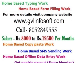 Full Time / Part Time Typing Work From Home With Daily Weekly  Payout
