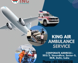 Air Ambulance Service in Dibrugarh by King at Inexpensive Rate
