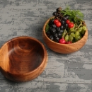 Wooden Round Bowl | All Things Home